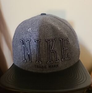 Gray Nike Snapback Hat
